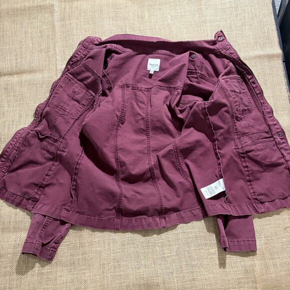 Kenzie Burgundy Jacket BellaSwan Medium Y2K - Picture 4 of 7